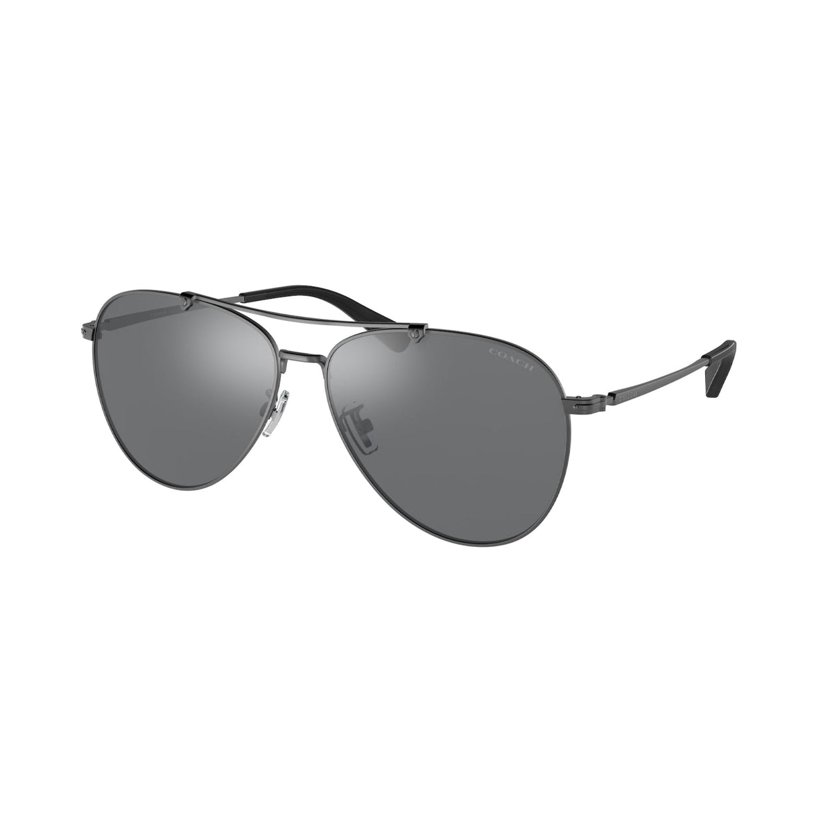 Coach Men's Sunglasses C8005 Gunmetal Gunmetal Flash Metal Metal  0HC7136 93926G 60