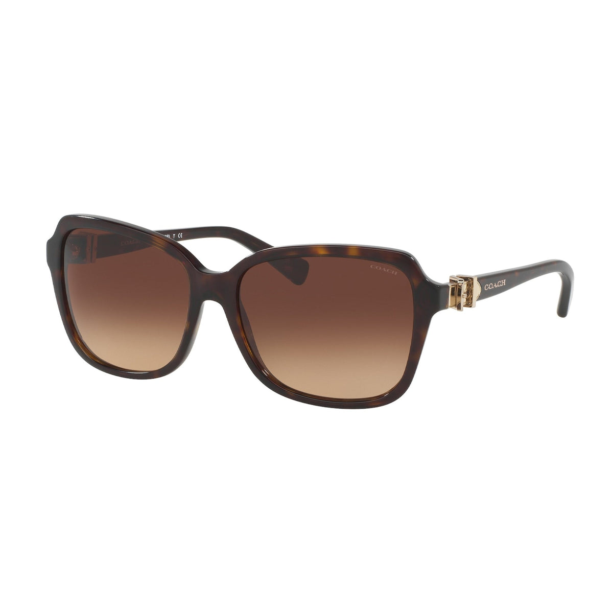 Coach Women's Sunglasses L1598 Havana Brown Gradient Plastic Plastic  0HC8179 512013 58