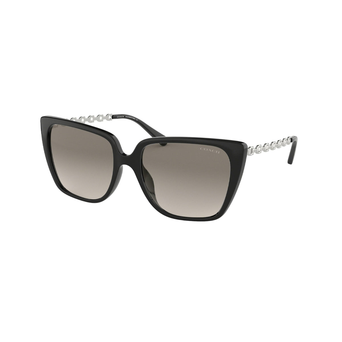 Coach Women's Sunglasses L1066 Black Grey Gradient Plastic Plastic  0HC8256U 500211 55