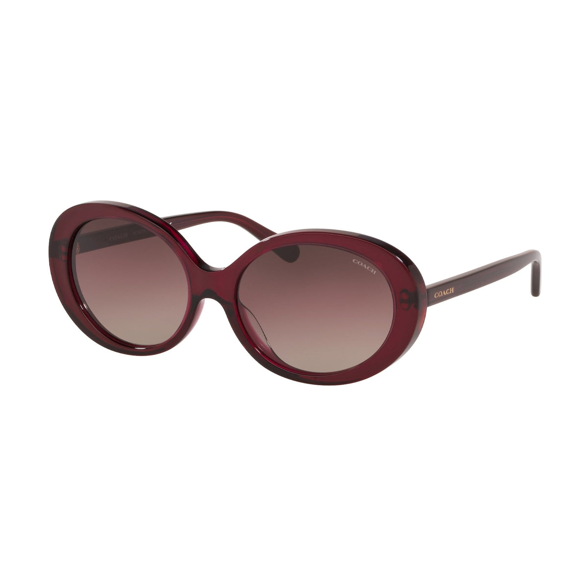 Coach Women's Sunglasses L1100 Bordeaux Burgundy Gradient Plastic Plastic  0HC8270U 5557E2 55