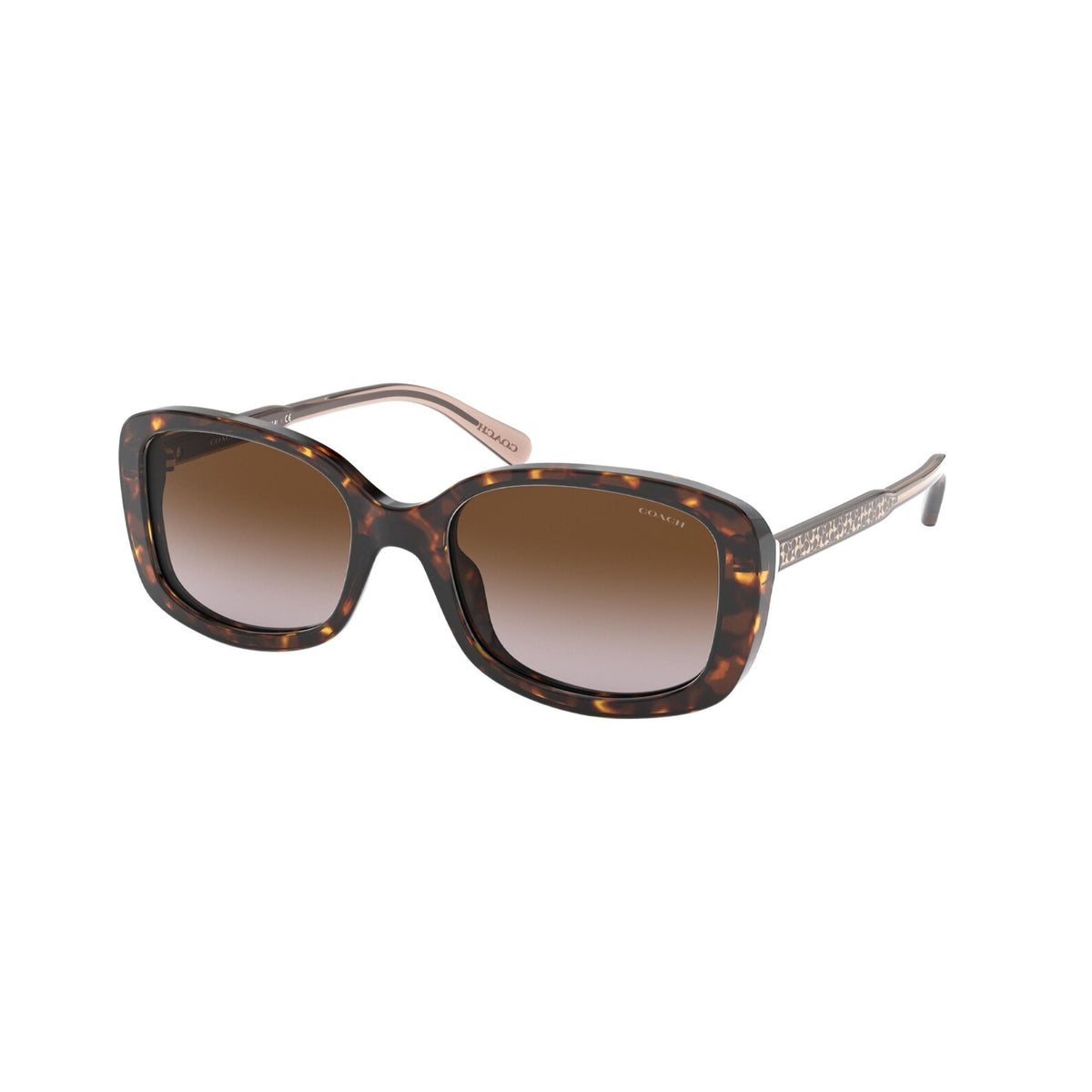 Coach Women's Sunglasses L1121 Havana Brown Gradient Plastic Plastic  0HC8278F 512013 55