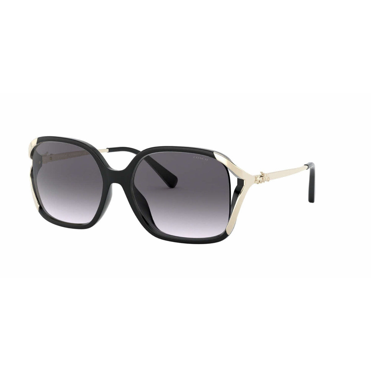 Coach Women's Sunglasses L1116 Black Grey Gradient Plastic Plastic  0HC8280U 50028G 57