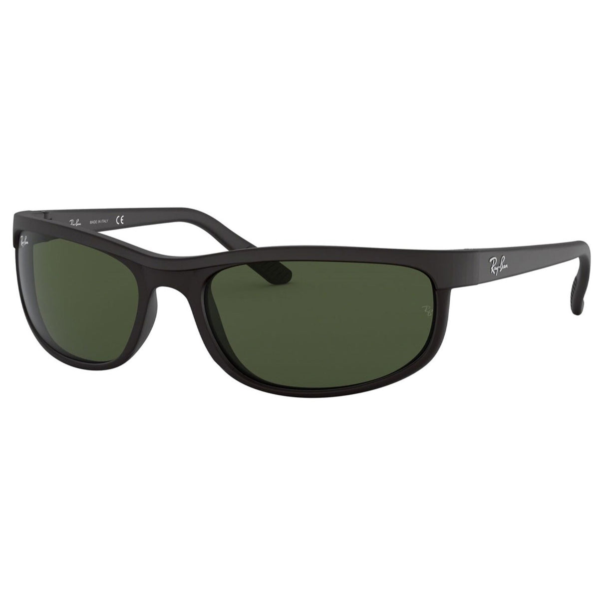 Ray-Ban Unisex Sunglasses Predator 2 Black G-15 Green Plastic Plastic  0RB2027 W1847 62