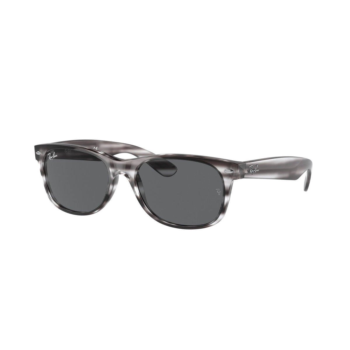 Ray-Ban Unisex Sunglasses New Wayfarer Havana Dark Grey Plastic Plastic  0RB2132 6430B1 55