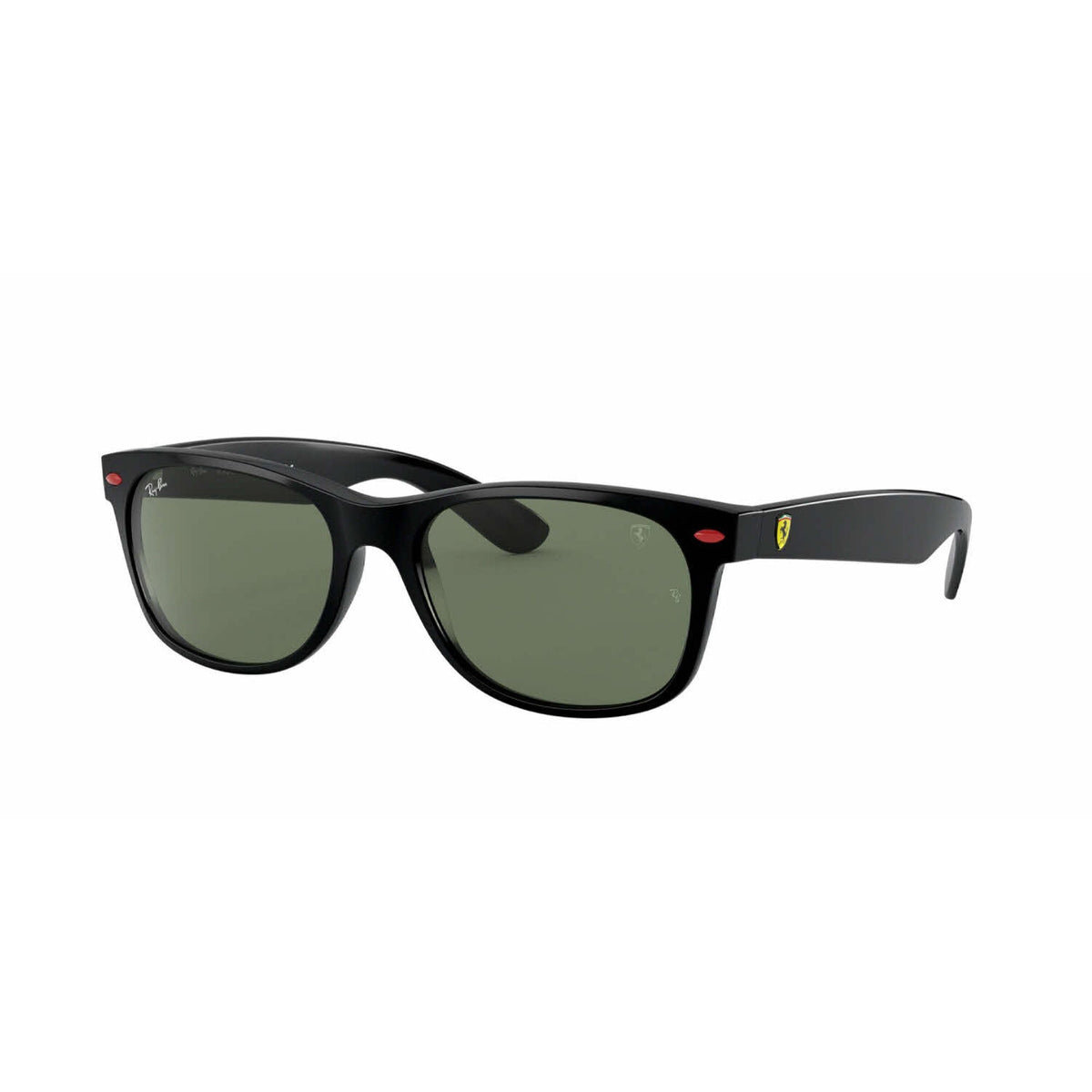 Ray-Ban Unisex Sunglasses New Wayfarer Black G-15 Green Plastic Plastic  0RB2132M F60131 55