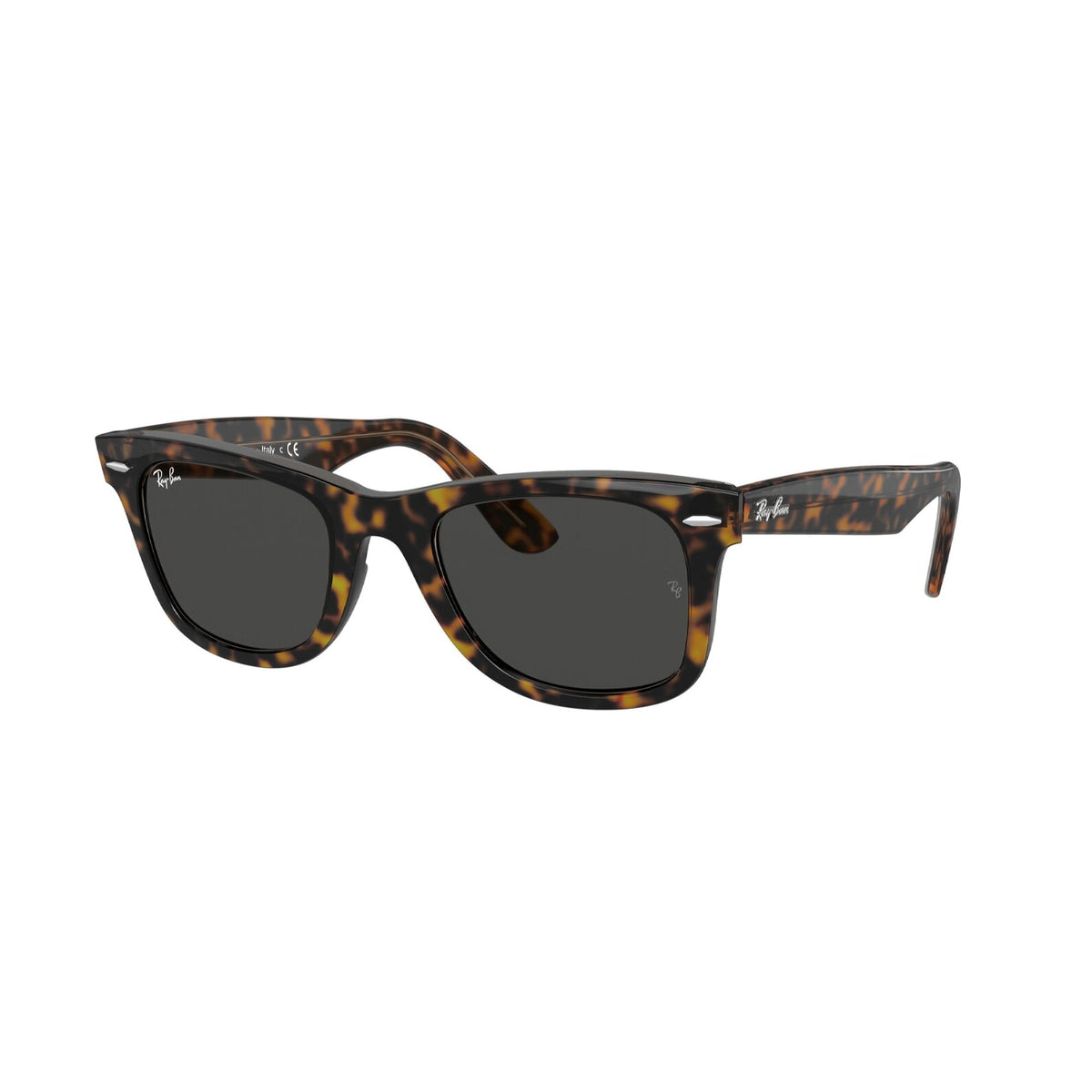 Ray-Ban Unisex Sunglasses Wayfarer Havana Dark Grey Plastic Plastic  0RB2140 1292B1 50