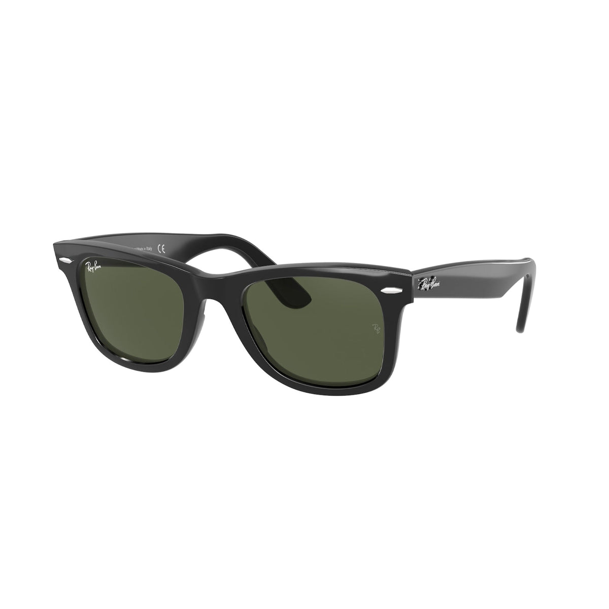 Ray-Ban Unisex Sunglasses Wayfarer Black G-15 Green Plastic Plastic  0RB2140 901 54