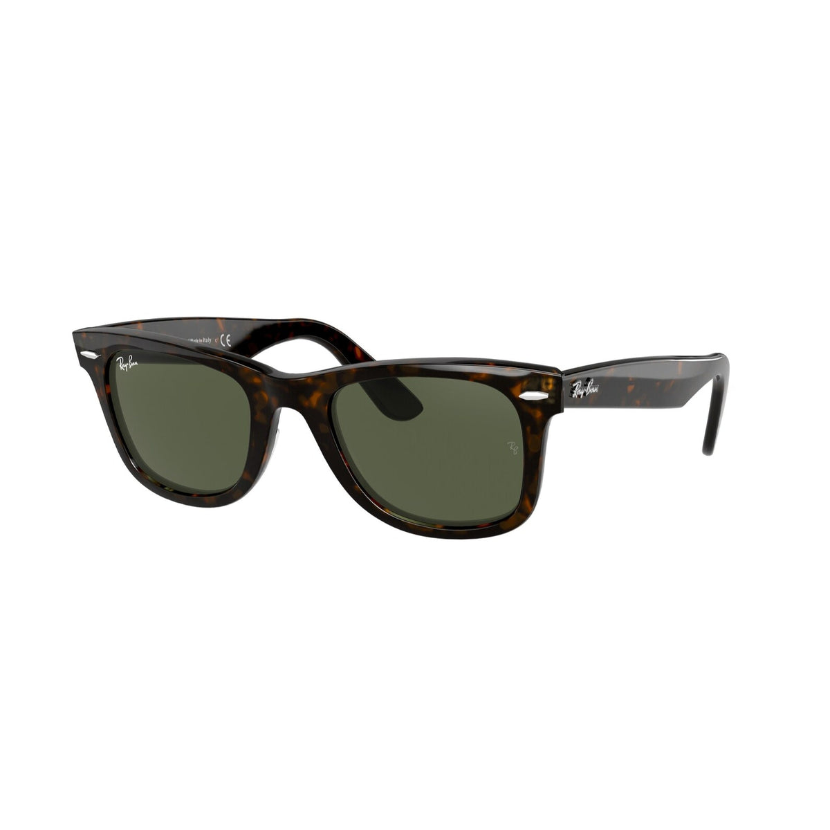 Ray-Ban Unisex Sunglasses Wayfarer Havana G-15 Green Plastic Plastic  0RB2140F 902 52