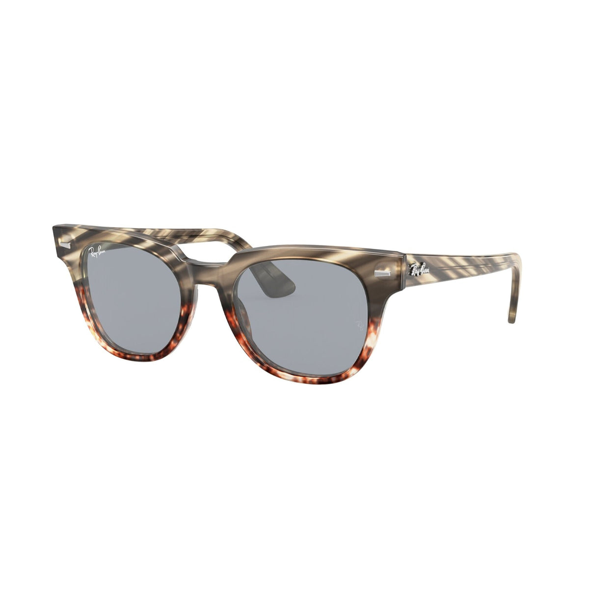 Ray-Ban Unisex Sunglasses Meteor Grey Blue Mirror Gold Plastic Plastic  0RB2168 1254Y5 50