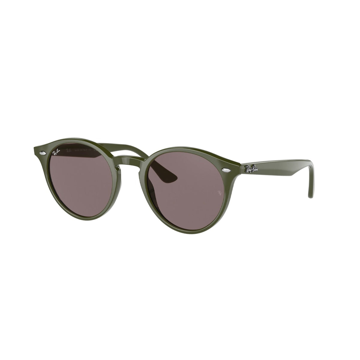 Ray-Ban Unisex Sunglasses  Green Violet Plastic Plastic  0RB2180 65757N 51