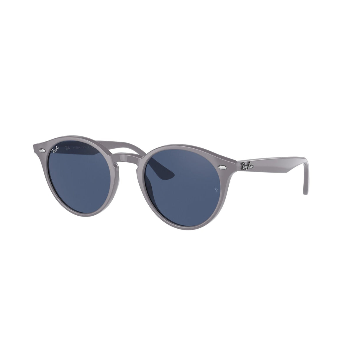 Ray-Ban Unisex Sunglasses  Grey Dark Blue Plastic Plastic  0RB2180 657780 49