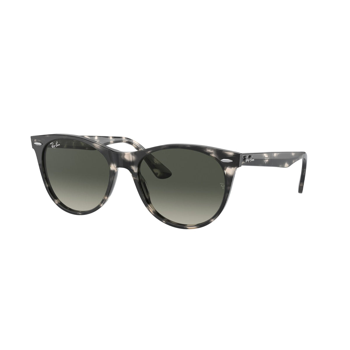 Ray-Ban Unisex Sunglasses Wayfarer II Havana Grey Gradient Plastic Plastic  0RB2185 133371 55