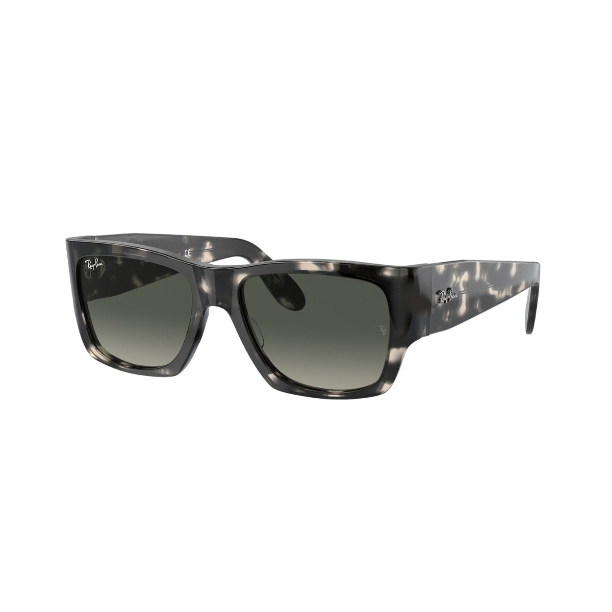 Ray-Ban Unisex Sunglasses Wayfarer Nomad Havana Grey Gradient Plastic Plastic  0RB2187 133371 54