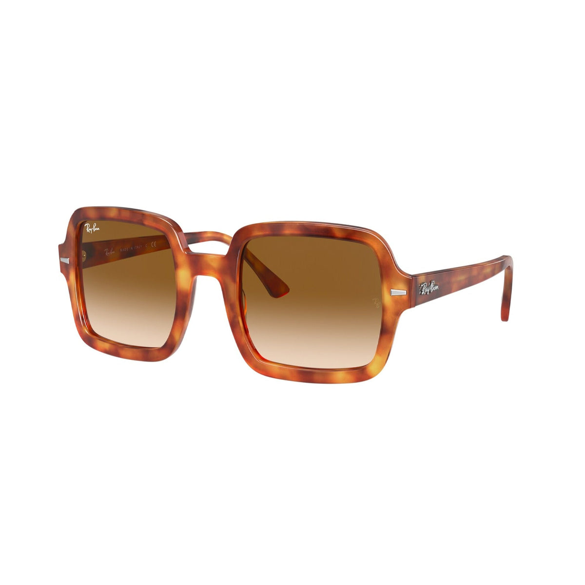 Ray-Ban Women's Sunglasses  Havana Clear Gradient Brown Plastic Plastic  0RB2188 130051 53
