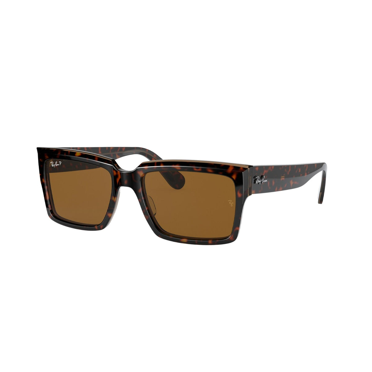Ray-Ban Unisex Sunglasses Inverness Havana Polar Brown Plastic Plastic  0RB2191 129257 54