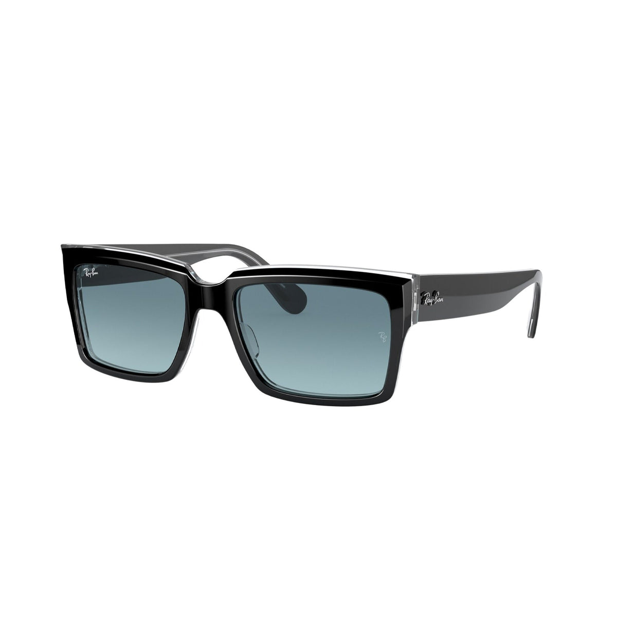 Ray-Ban Unisex Sunglasses Inverness Black Blue Gradient Plastic Plastic  0RB2191 12943M 54