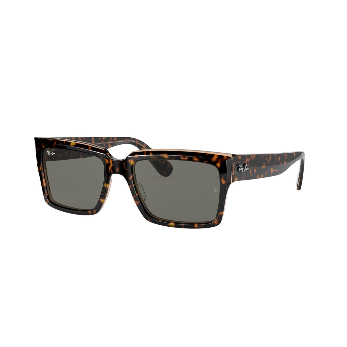 Ray-Ban Unisex Sunglasses Inverness Havana Dark Grey Plastic Plastic  0RB2191F 1292B1 55