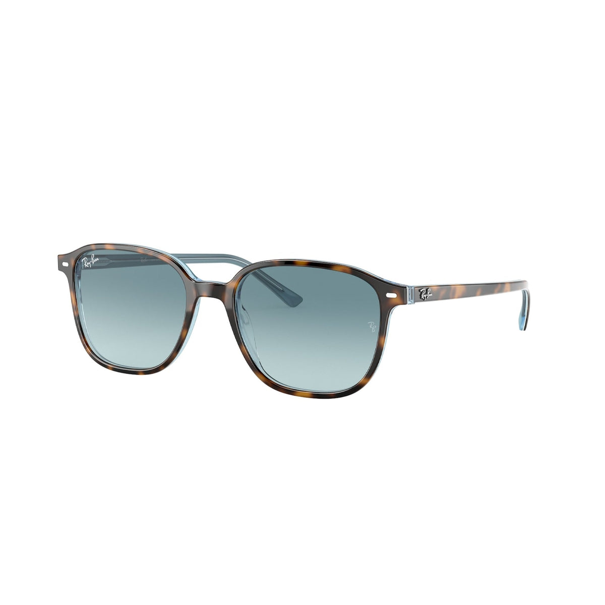 Ray-Ban Unisex Sunglasses Leonard Havana Blue Gradient Grey Plastic Plastic  0RB2193 13163M 53