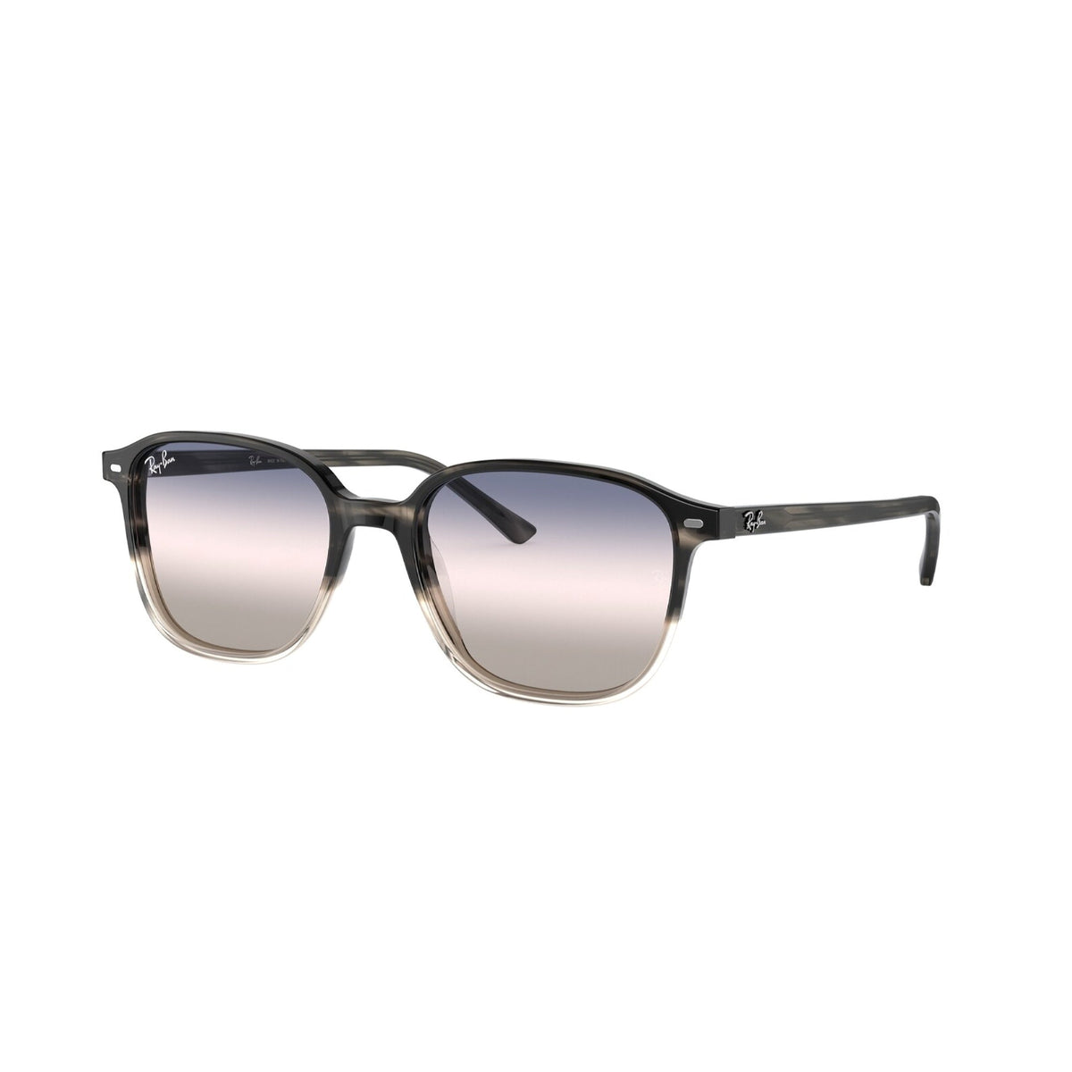 Ray-Ban Unisex Sunglasses Leonard Havana Pink Gradient Blue Gradient Grey Plastic Plastic  0RB2193 1326GE 53