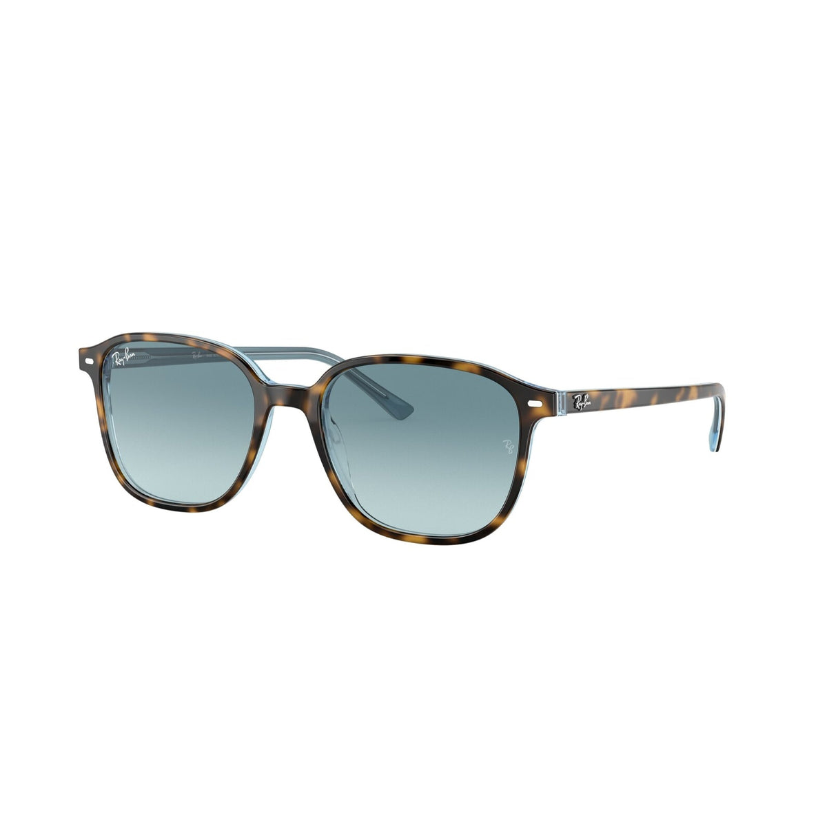 Ray-Ban Unisex Sunglasses Leonard Havana Blue Gradient Grey Plastic Plastic  0RB2193F 13163M 55