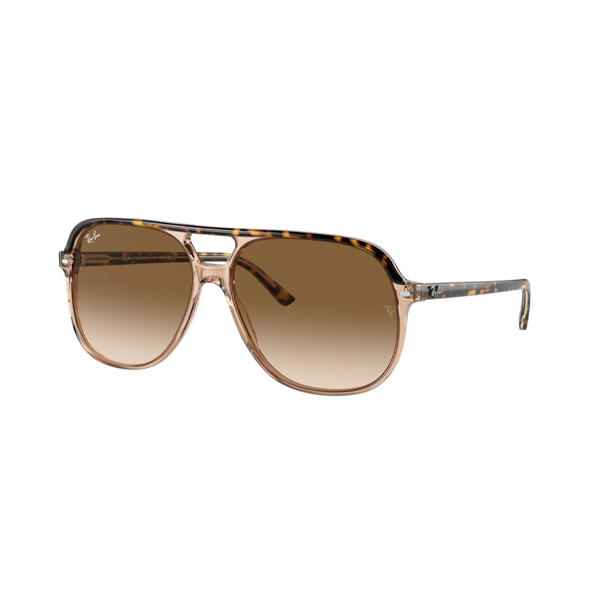 Ray-Ban Unisex Sunglasses Bill Havana Clear Gradient Brown Plastic Plastic  0RB2198 129251 60