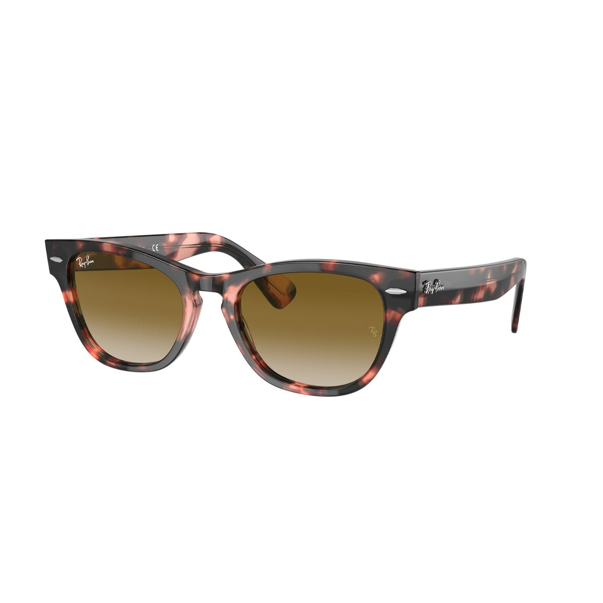 Ray-Ban Unisex Sunglasses Laramie Havana Clear Gradient Brown Plastic Plastic  0RB2201 133451 54