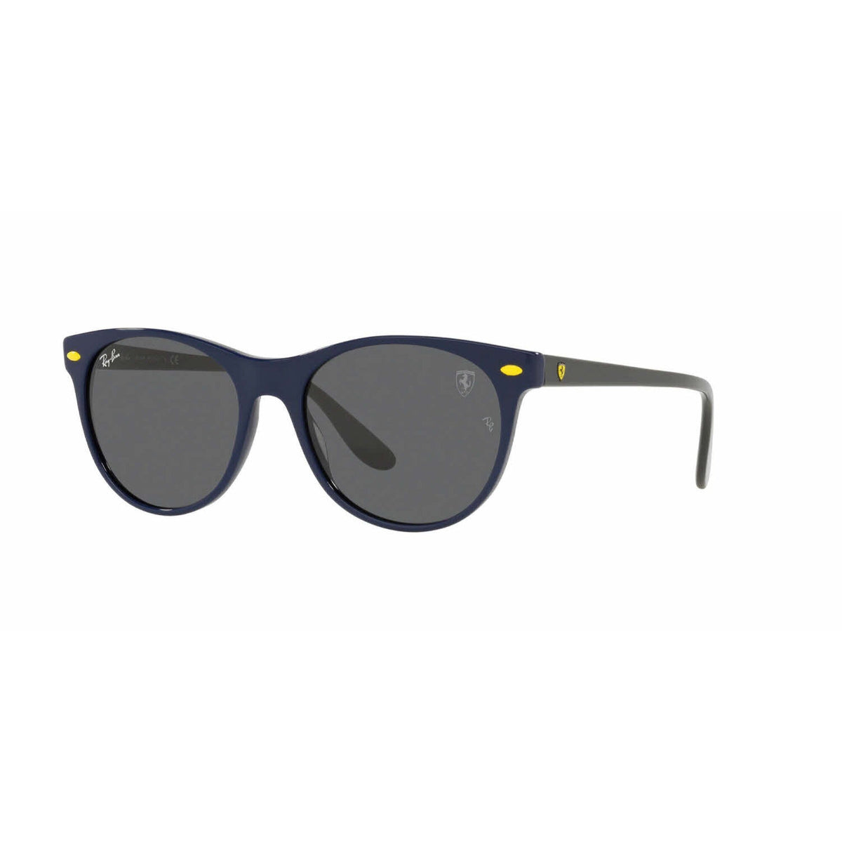 Ray-Ban Unisex Sunglasses  Blue Dark Grey Plastic Plastic  0RB2202M F668B1 55