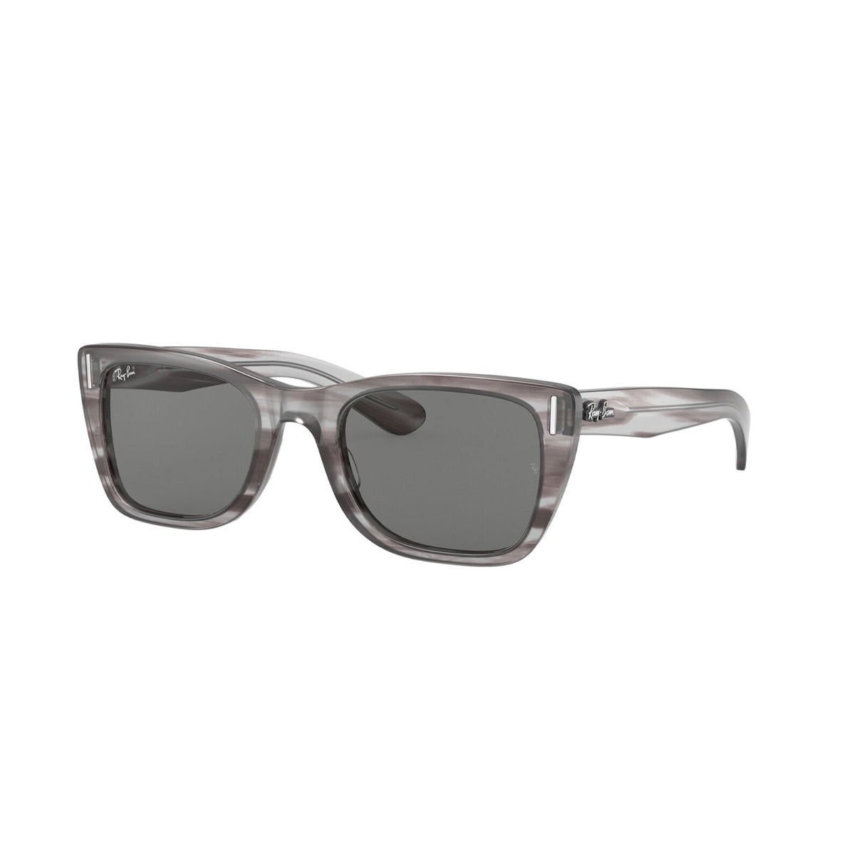 Ray-Ban Unisex Sunglasses Caribbean Grey Dark Grey Plastic Plastic  0RB2248 1314B1 52