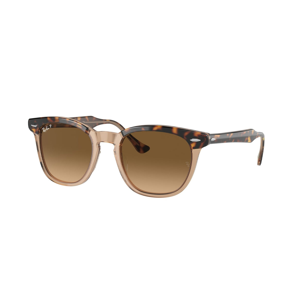 Ray-Ban Unisex Sunglasses Hawkeye Havana Brown Gradient Polar Plastic Plastic  0RB2298 1292M2 52