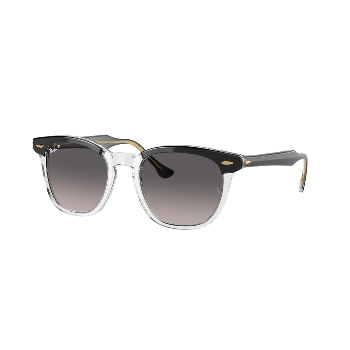 Ray-Ban Unisex Sunglasses Hawkeye Black Grey Gradient Polar Plastic Plastic  0RB2298 1294M3 50