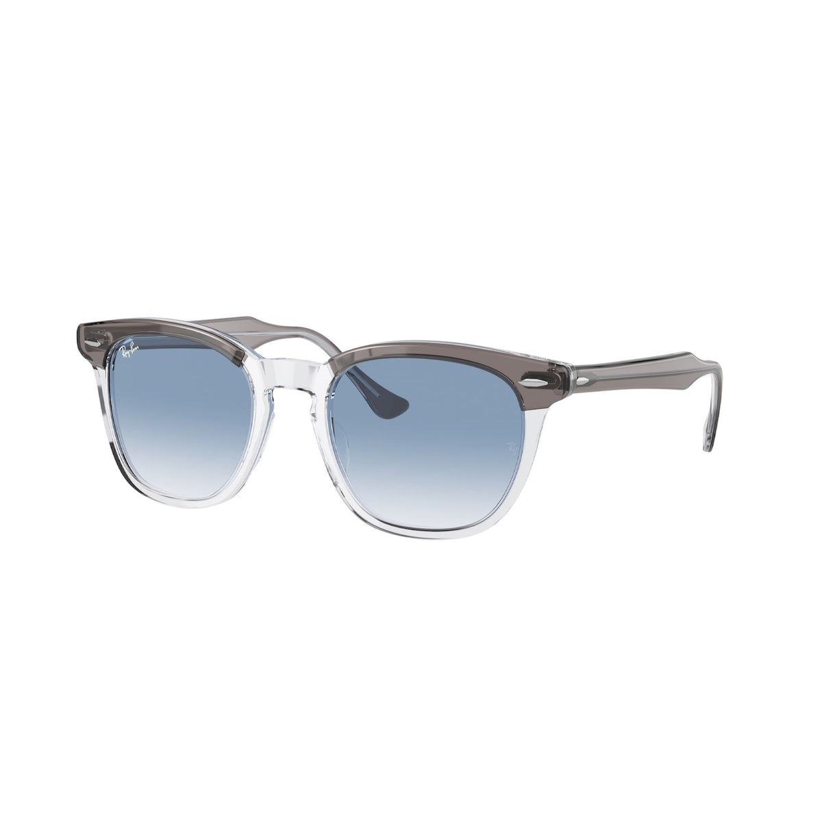 Ray-Ban Unisex Sunglasses Hawkeye Grey Clear Gradient Blue Plastic Plastic  0RB2298F 13553F 54