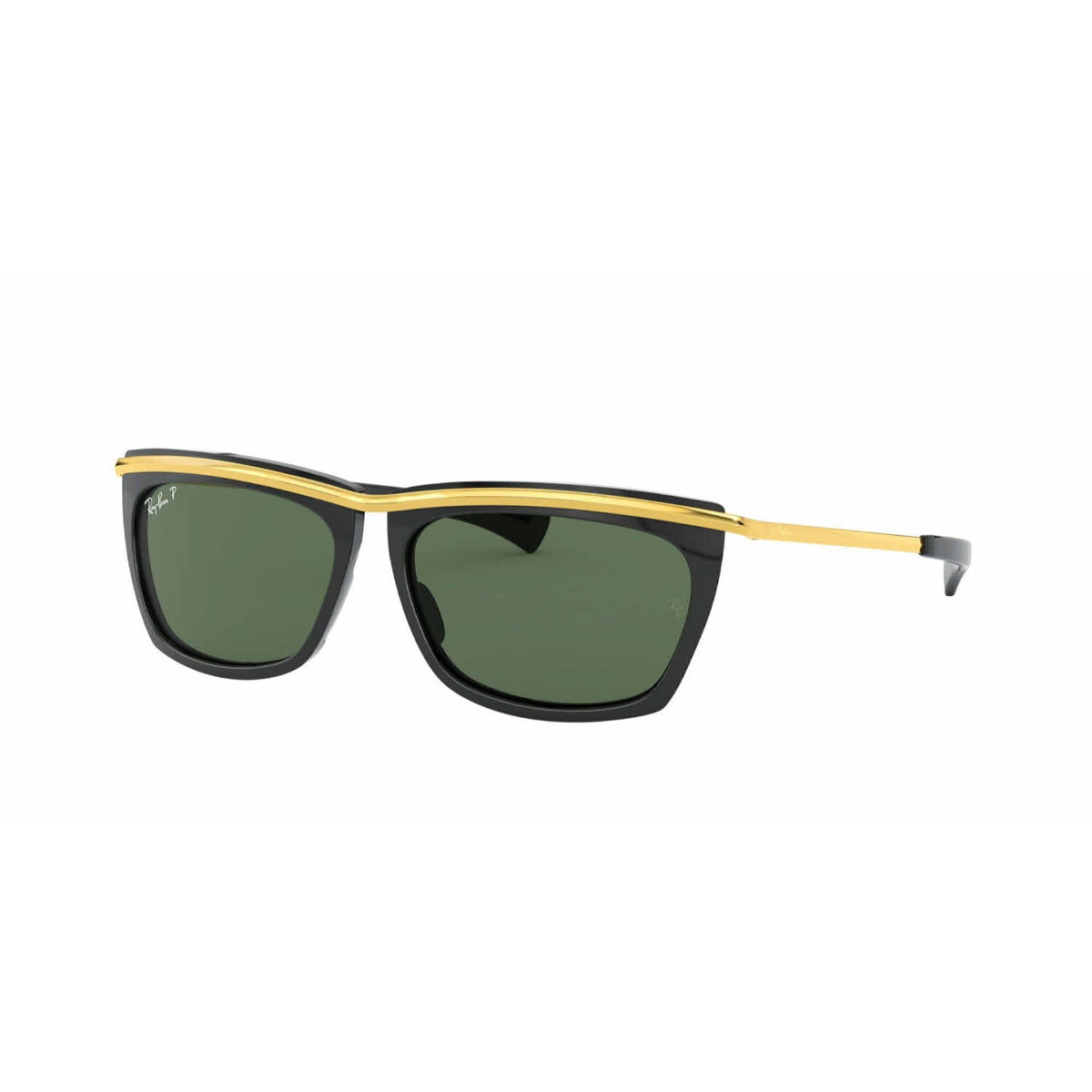 Ray-Ban Unisex Sunglasses Olympian II Black G-15 Green Metal Metal  0RB2419 130358 56
