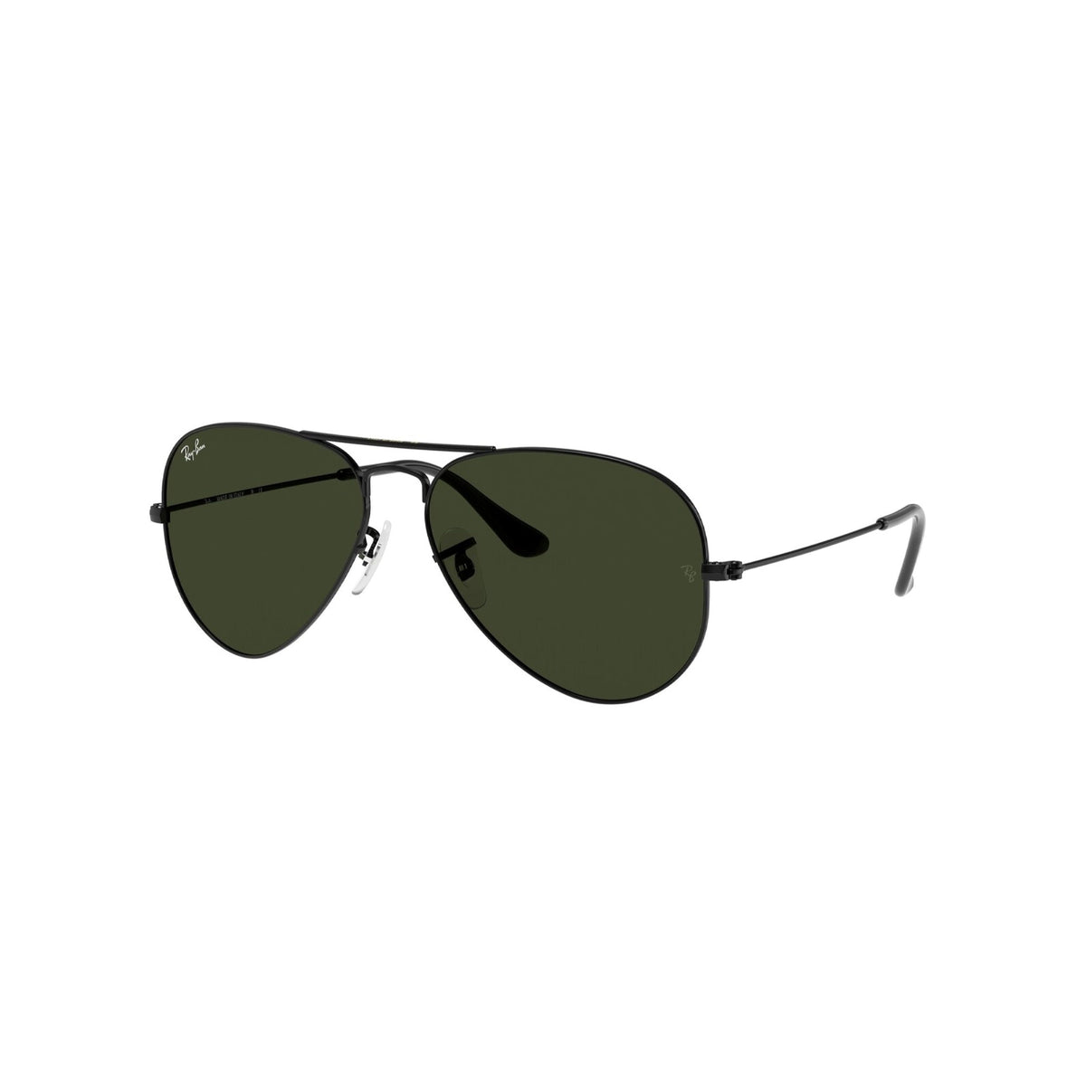 Ray-Ban Unisex Sunglasses Aviator large Metal Black G-15 Green Metal Metal  0RB3025 L2823 58