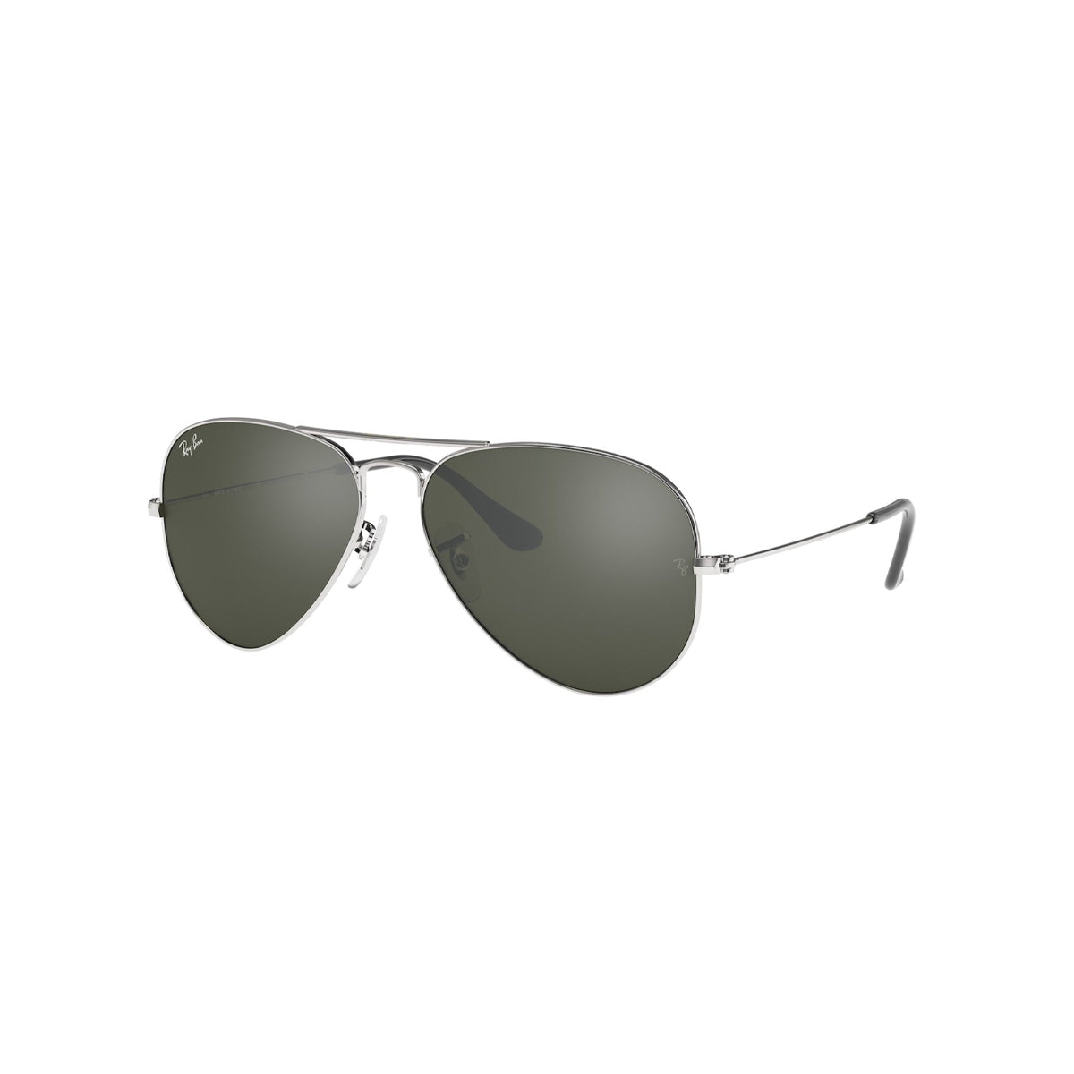 Ray-Ban Unisex Sunglasses Aviator large Metal Silver Grey Mirror Metal Metal  0RB3025 W3277 58