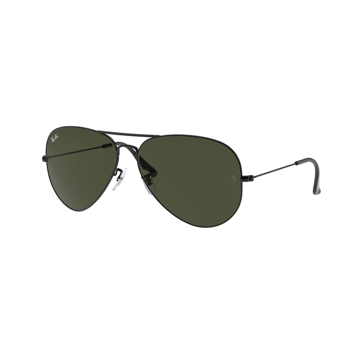 Ray-Ban Unisex Sunglasses Aviator Large Metal II Black G-15 Green Metal Metal  0RB3026 L2821 62