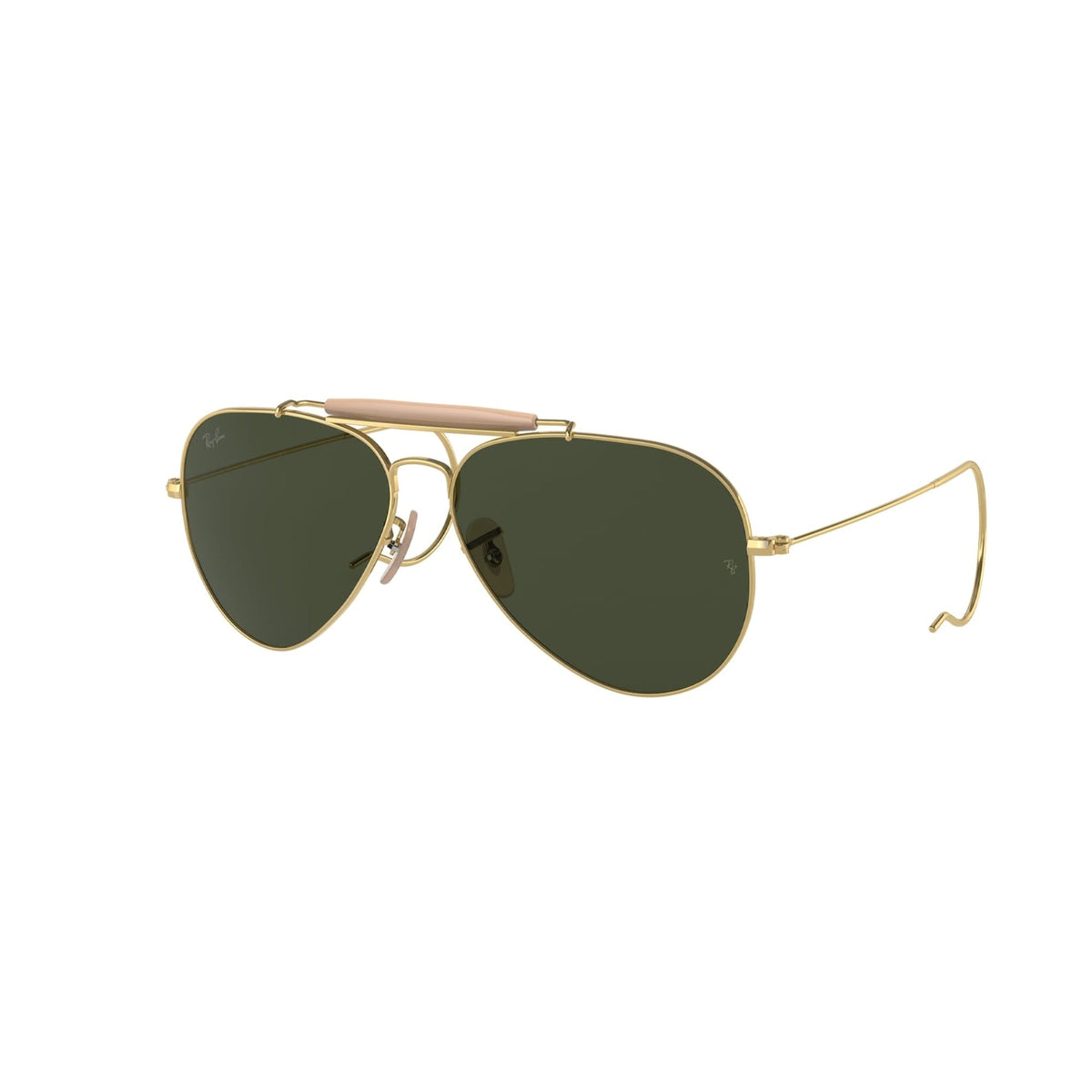 Ray-Ban Unisex Sunglasses Outdoorsman I Black G-15 Green Metal Metal  0RB3030 W3402 58