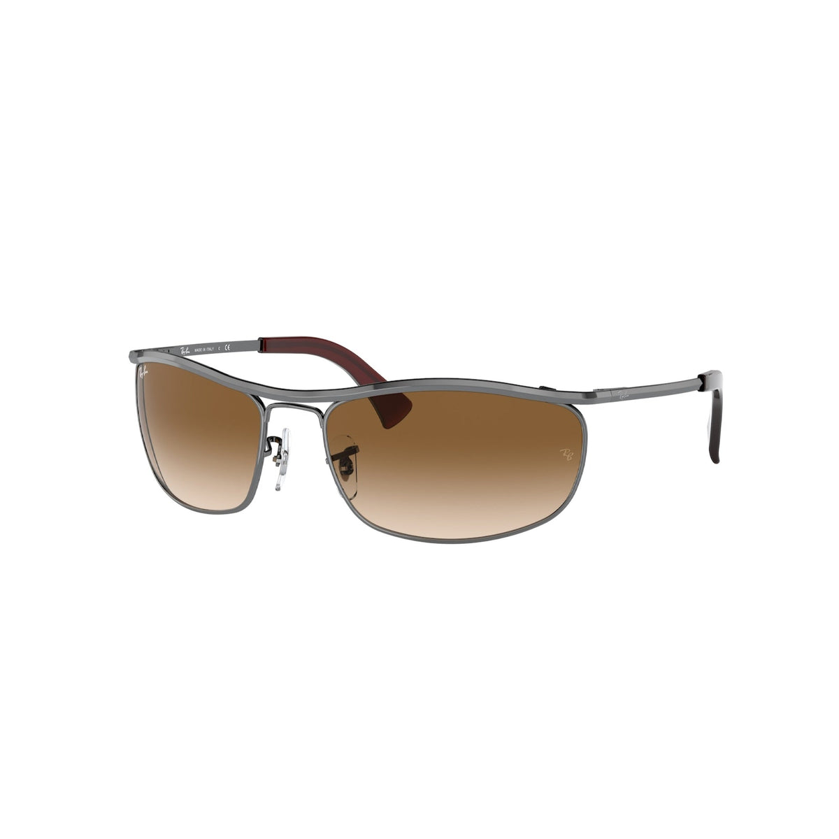 Ray-Ban Unisex Sunglasses Olympian Gunmetal Clear Gradient Brown Metal Metal  0RB3119 916451 62