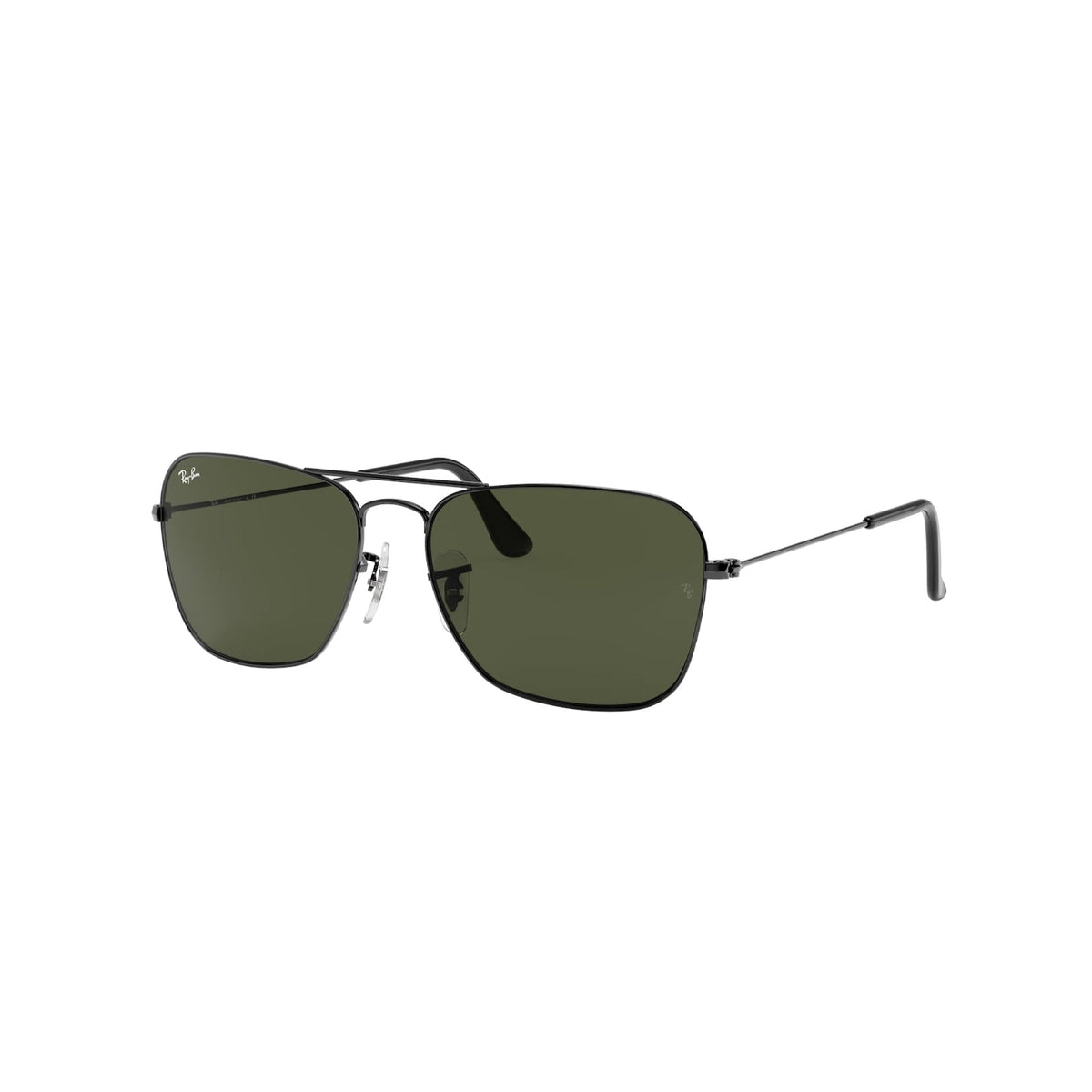 Ray-Ban Unisex Sunglasses Caravan Gunmetal G-15 Green Metal Metal  0RB3136 004 55