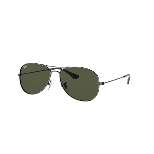Ray-Ban Men's Sunglasses Cockpit Gunmetal G-15 Green Metal Metal  0RB3362 004 59