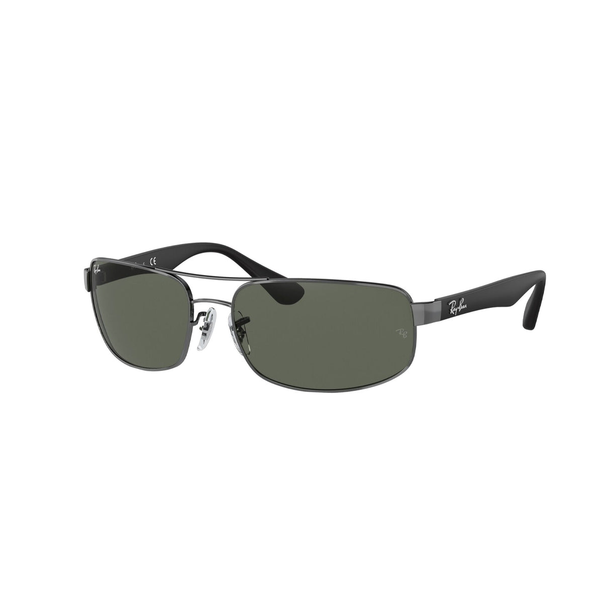 Ray-Ban Men&#39;s Sunglasses  Gunmetal Dark Green Metal Metal  0RB3445 004 61