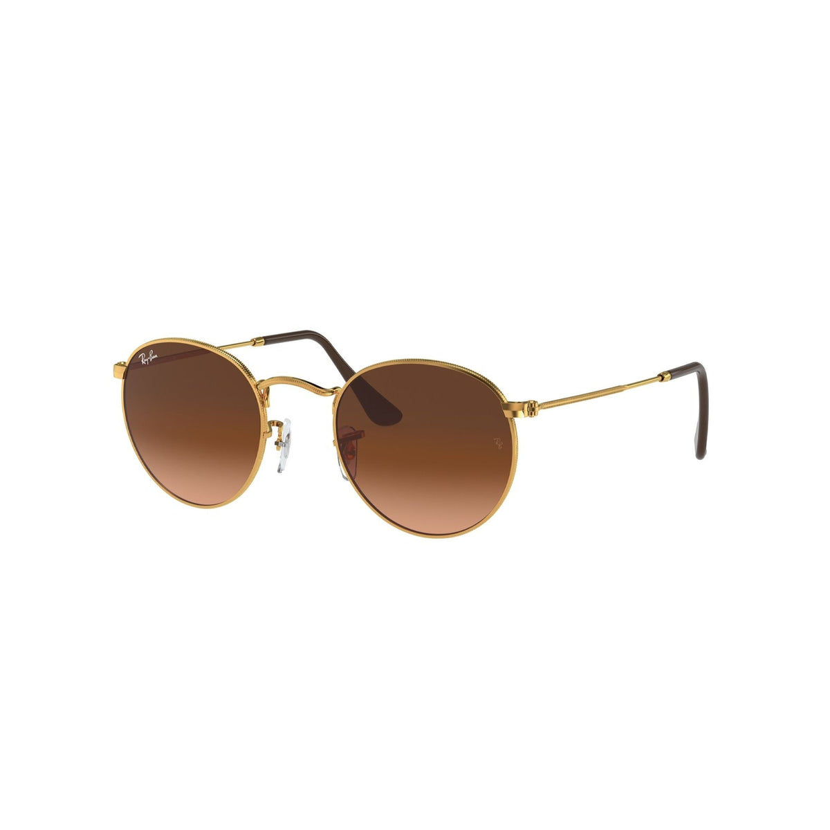 Ray-Ban Men&#39;s Sunglasses Round Metal Bronze/Copper Pink Gradient Brown Metal Metal  0RB3447 9001A5 47
