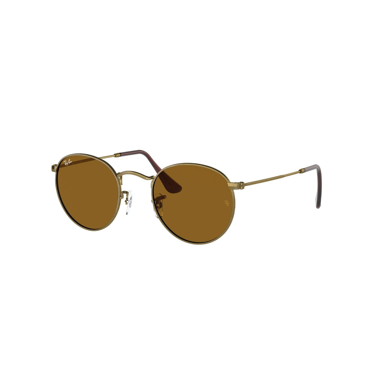 Ray-Ban Men's Sunglasses Round Metal Gold Brown Metal Metal  0RB3447 922833 53