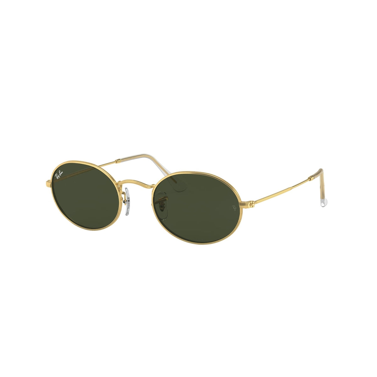 Ray-Ban Unisex Sunglasses Oval Gold G-15 Green Metal Metal  0RB3547 919631 54