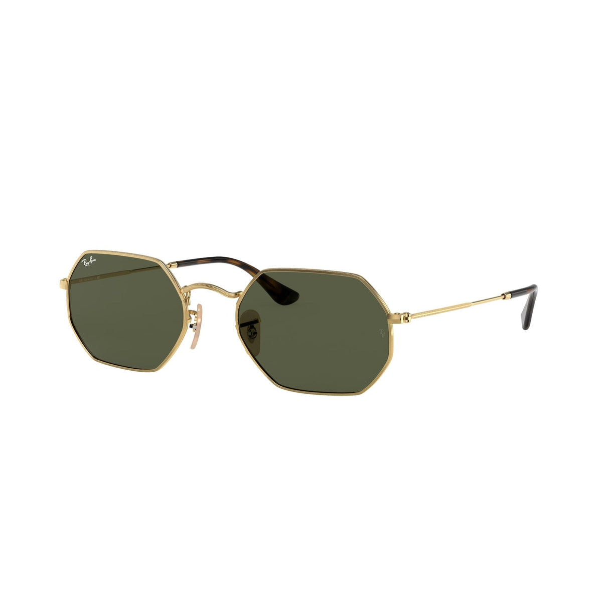 Ray-Ban Unisex Sunglasses  Gold G-15 Green Metal Metal  0RB3556N 001 53