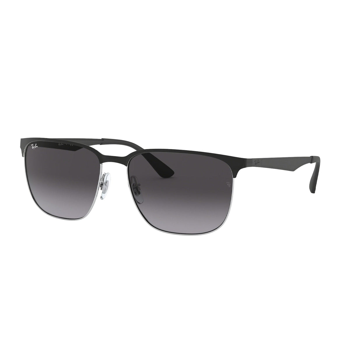 Ray-Ban Unisex Sunglasses  Black Light Grey Gradient Dark Grey Metal Metal  0RB3569 90048G 59