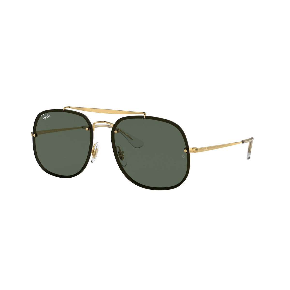 Ray-Ban Unisex Sunglasses Blaze The General Gold Dark Green Metal Metal  0RB3583N 905071 58