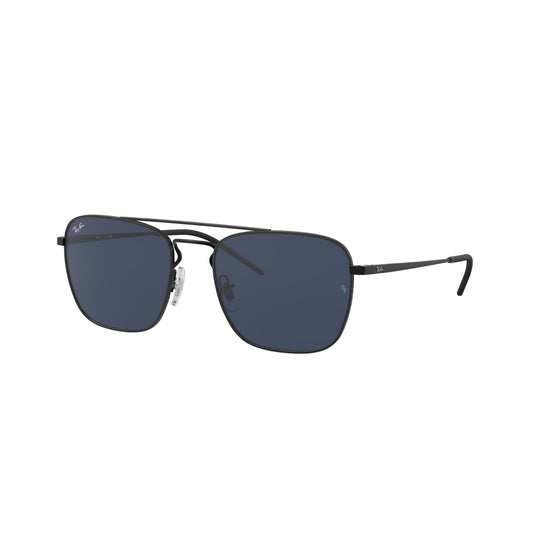 Ray-Ban Men's Sunglasses  Black Dark Blue Metal Metal  0RB3588 901480 55