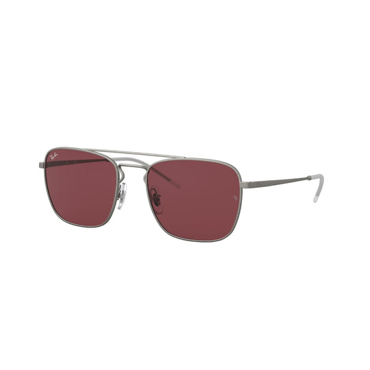 Ray-Ban Men's Sunglasses  Silver Dark Violet Metal Metal  0RB3588 911675 55
