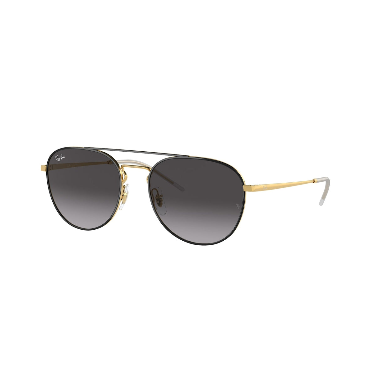 Ray-Ban Unisex Sunglasses  Black Light Grey Gradient Dark Grey Metal Metal  0RB3589 90548G 55