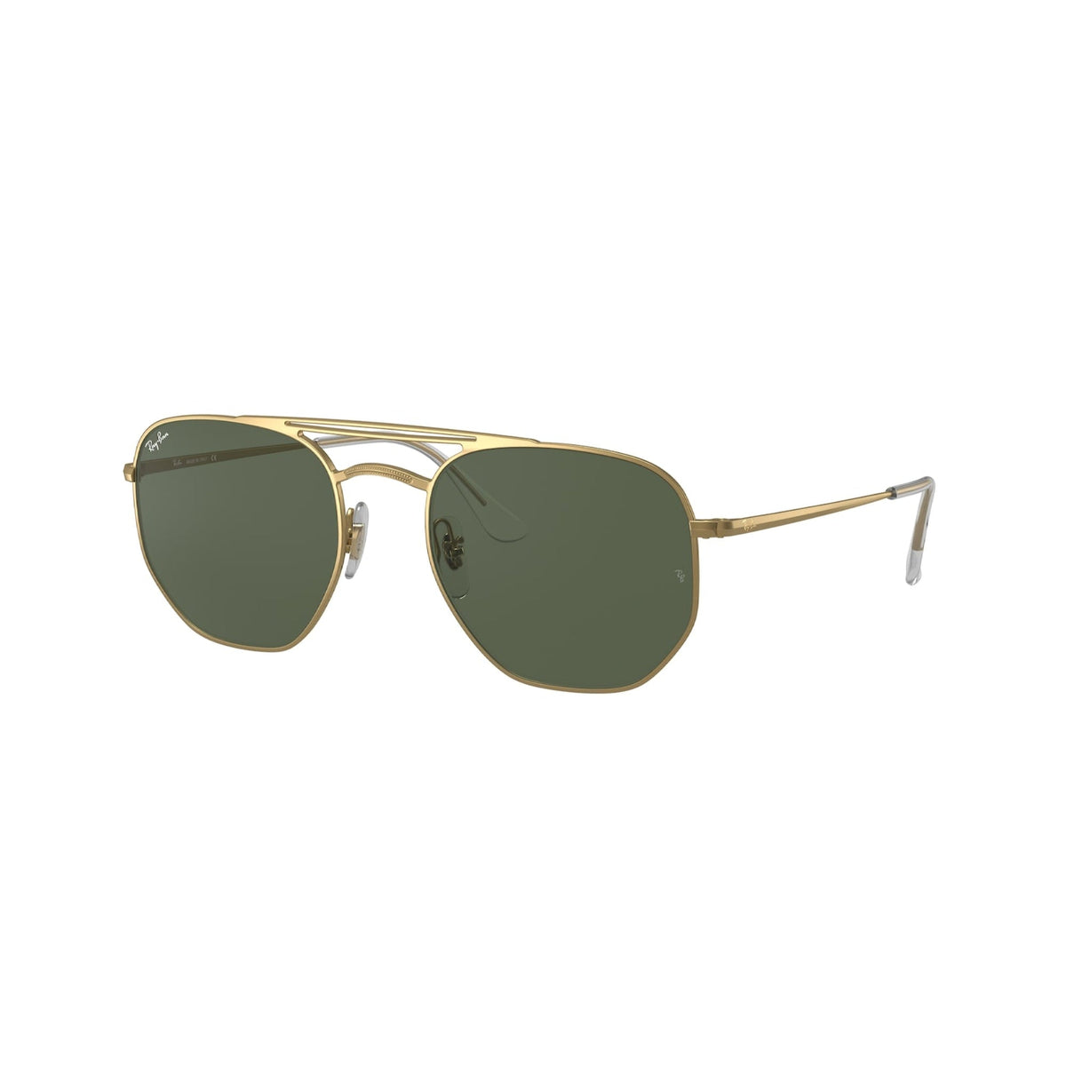 Ray-Ban Unisex Sunglasses  Gold Dark Green Metal Metal  0RB3609 914071 54